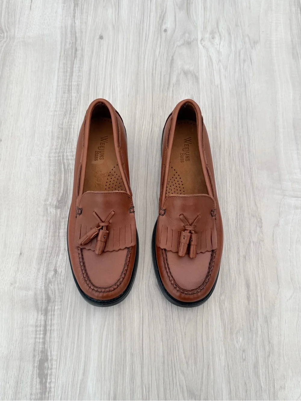 G.H. Bass Weejuns Marietta II loafers feature brown leather
